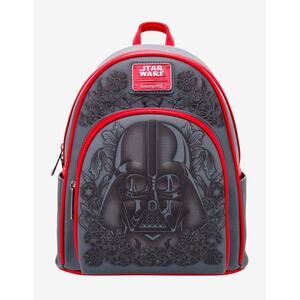 Loungefly Star Wars Darth Vader Embossed Floral backpack NWT